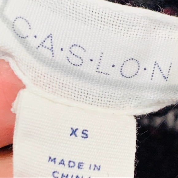 Caslon Striped Cardigan Sweater Wool Alpaca Blend - Picture 9 of 10